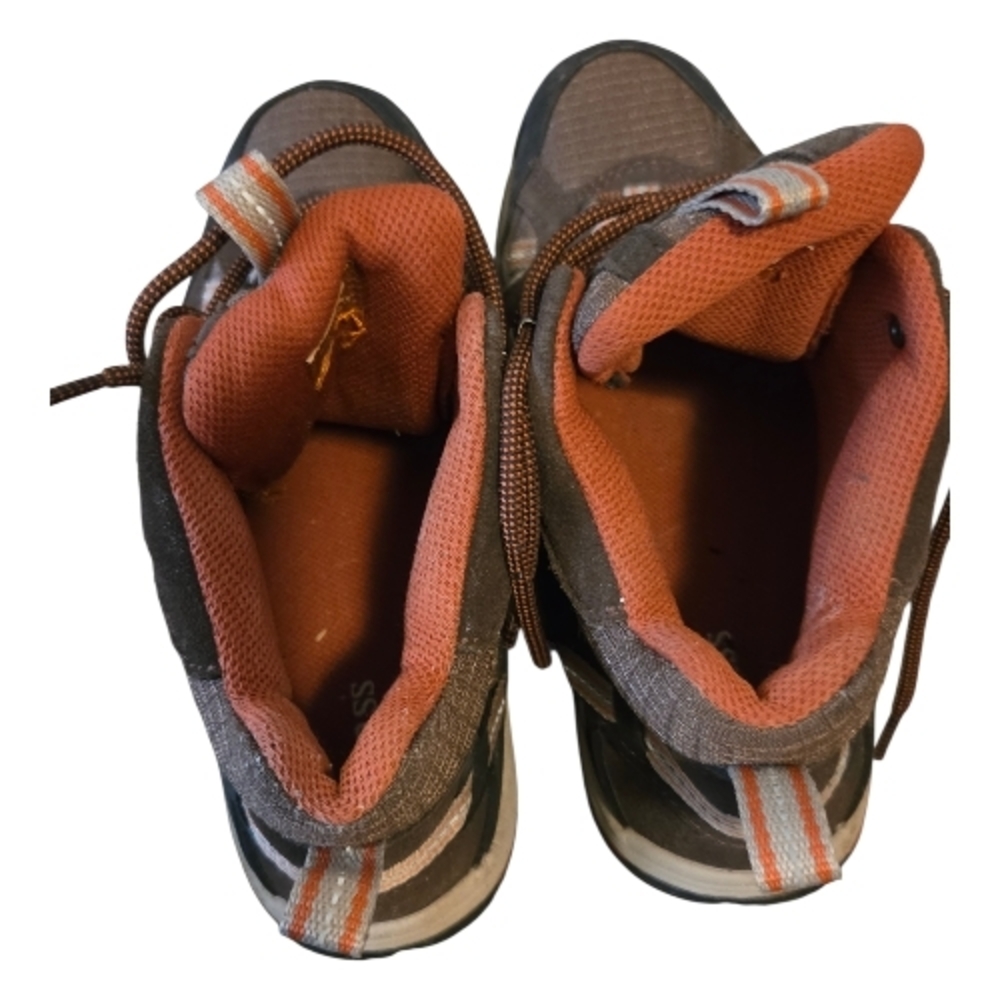 Bass Brown and Orange Hiking Boots - Picture 3 of 6